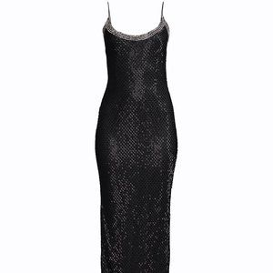 Mac Duggal Beaded Column Gown